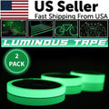 2PC Luminous Tape Self Adhesive Glow in the Dark Wall Sticker Fluorescent Light