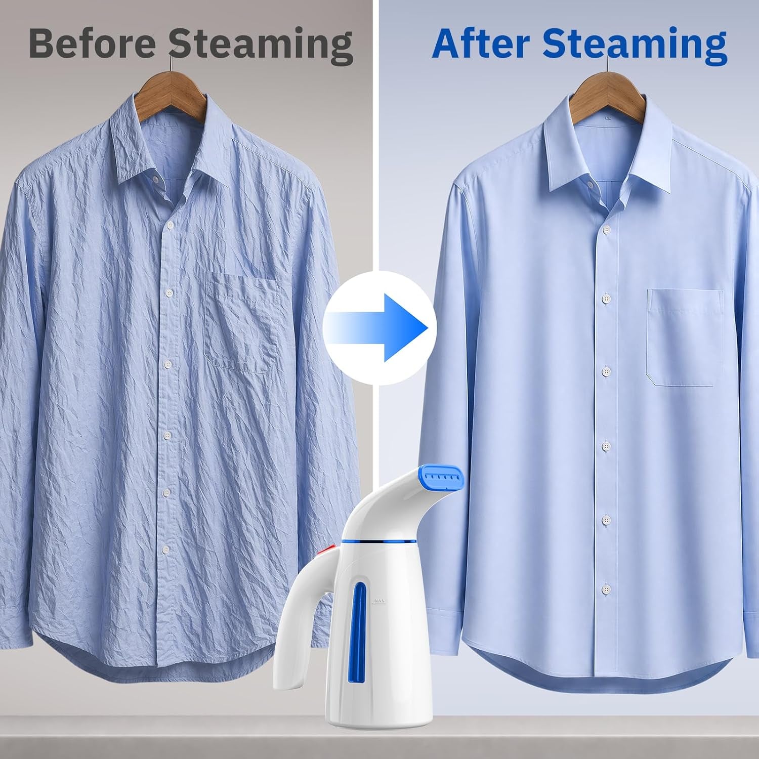 Steamer for Clothes, Handheld Clothing Steamer for Garment, 240Ml Big Capacity 700W Portable Travel Steam Iron (Only for 120V)