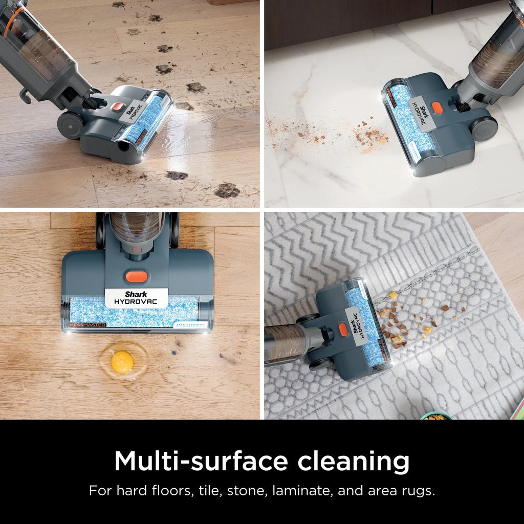 Shark Hydrovac Messmaster Corded 3-In-1 Vacuum, Mop and Self-Cleaning System - WD161