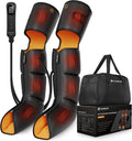 Leg Massager, 3-In-1 Foot Calf & Thigh Massager with Heat and Compression Therapy, Leg Massage Boots for Pain Relief, FSA-HSA Eligible