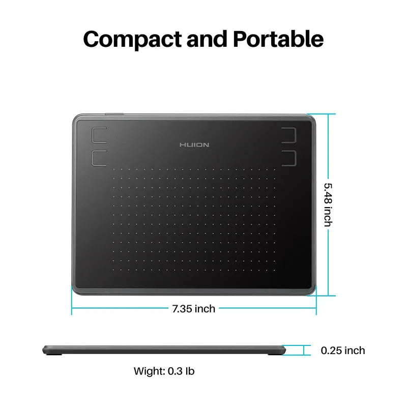 H430P Digital Tablets Micro USB Signature Graphics Drawing Pen Tablet OSU Game Battery-Free Tablet Android Mac Windows
