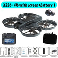 X226/X226VR Mini Drone 4K Professional Remote Control Helicopter Plane RC Dron with Screen Quadcopter Toy Gift for Kids