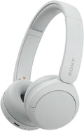 WH-CH520 Wireless Headphones Bluetooth On-Ear Headset with Microphone and up to 50 Hours Battery Life with Quick Charging, White
