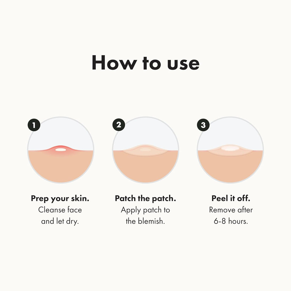 Original Patch from Hero Cosmetics - #1 Hydrocolloid Acne Pimple Patches for Face, Shrinking Zits & Whiteheads in 1 Use, Nighttime Spot Pimple Stickers for Face, 36 Count