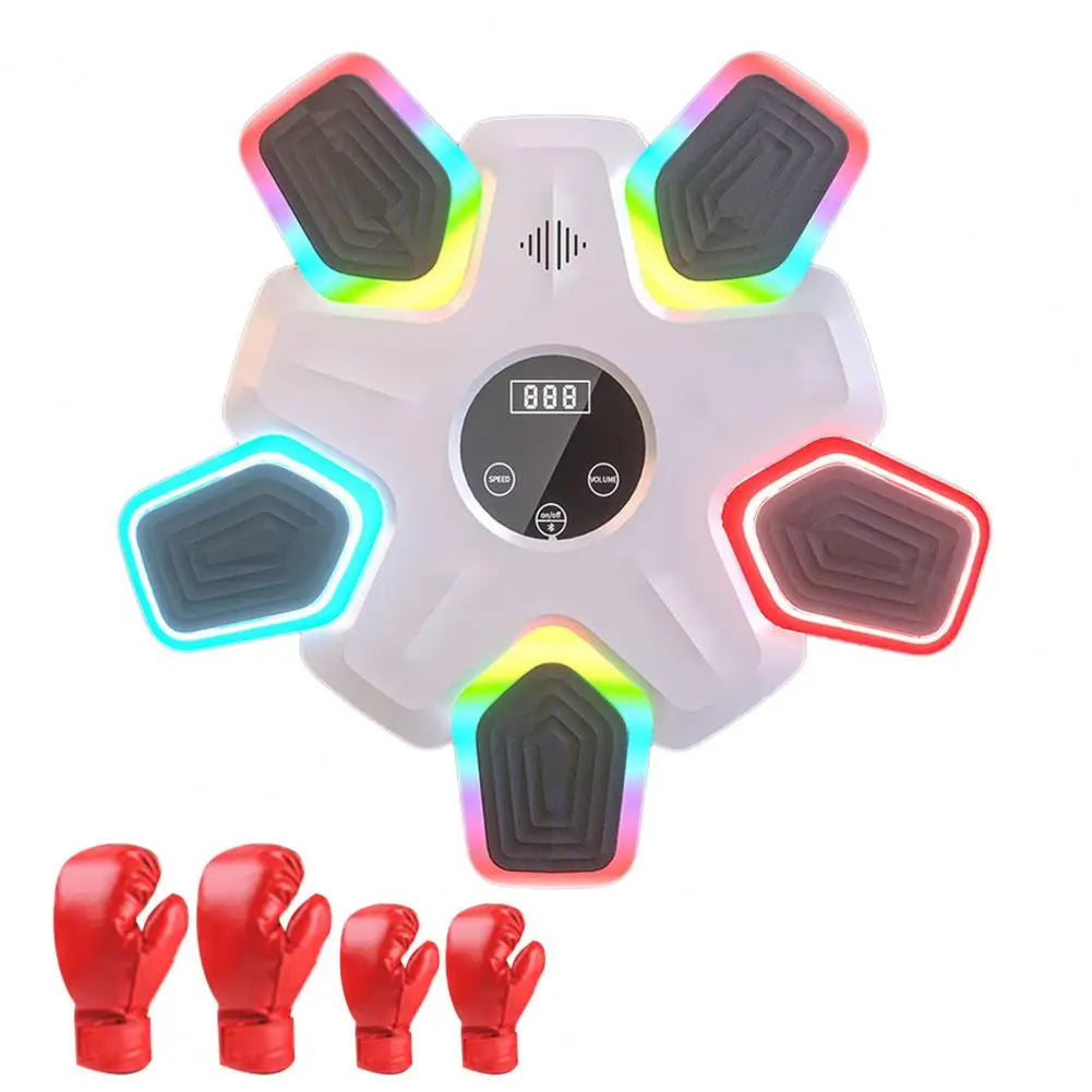 Reaction Speed Training Equipment Led Boxing Training Target Punching Pad with Bluetooth Compatibility for Home Gym Workout