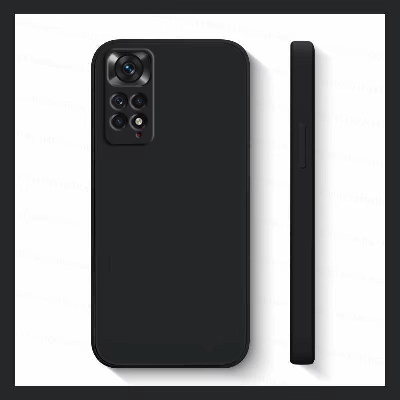 Xiaomi Redmi Note 11S Shockproof Liquid Silicone Case - Compatible with Redmi Note 11, 10, 12, 13 Pro Plus 5G