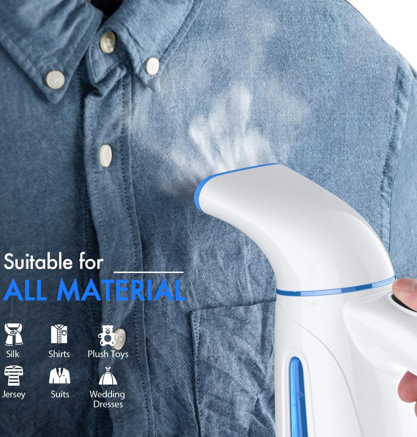 Steamer for Clothes, Handheld Clothing Steamer for Garment, 240Ml Big Capacity 700W Portable Travel Steam Iron (Only for 120V)