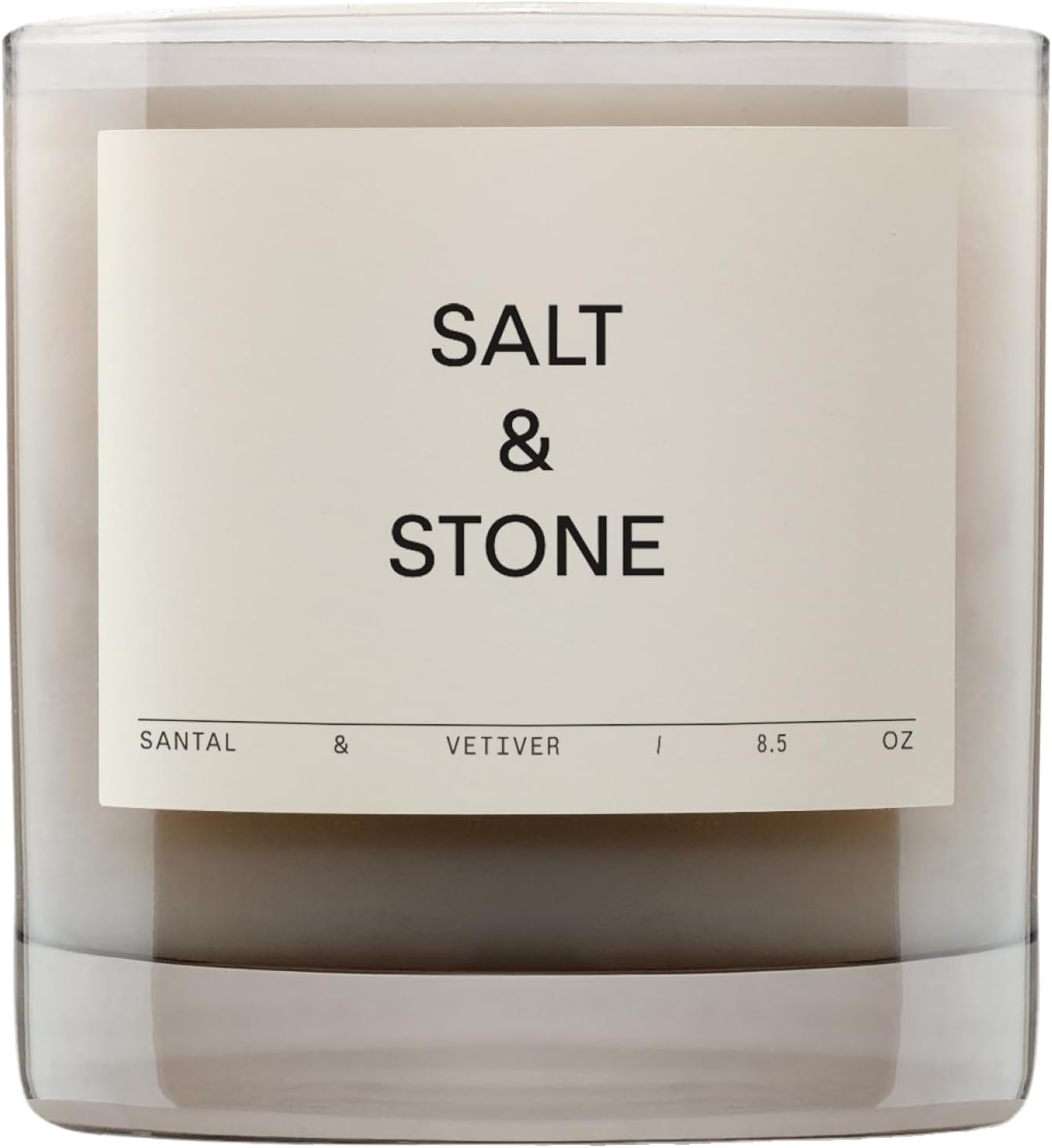 Scented Candle for Women & Men | Coconut & Soy Blend Wax | Hand-Poured, Aromatic & Fragrant | 100% Cotton Wick | Long-Lasting 50 Hour Burn Time | Santal & Vetiver 8.5 Oz