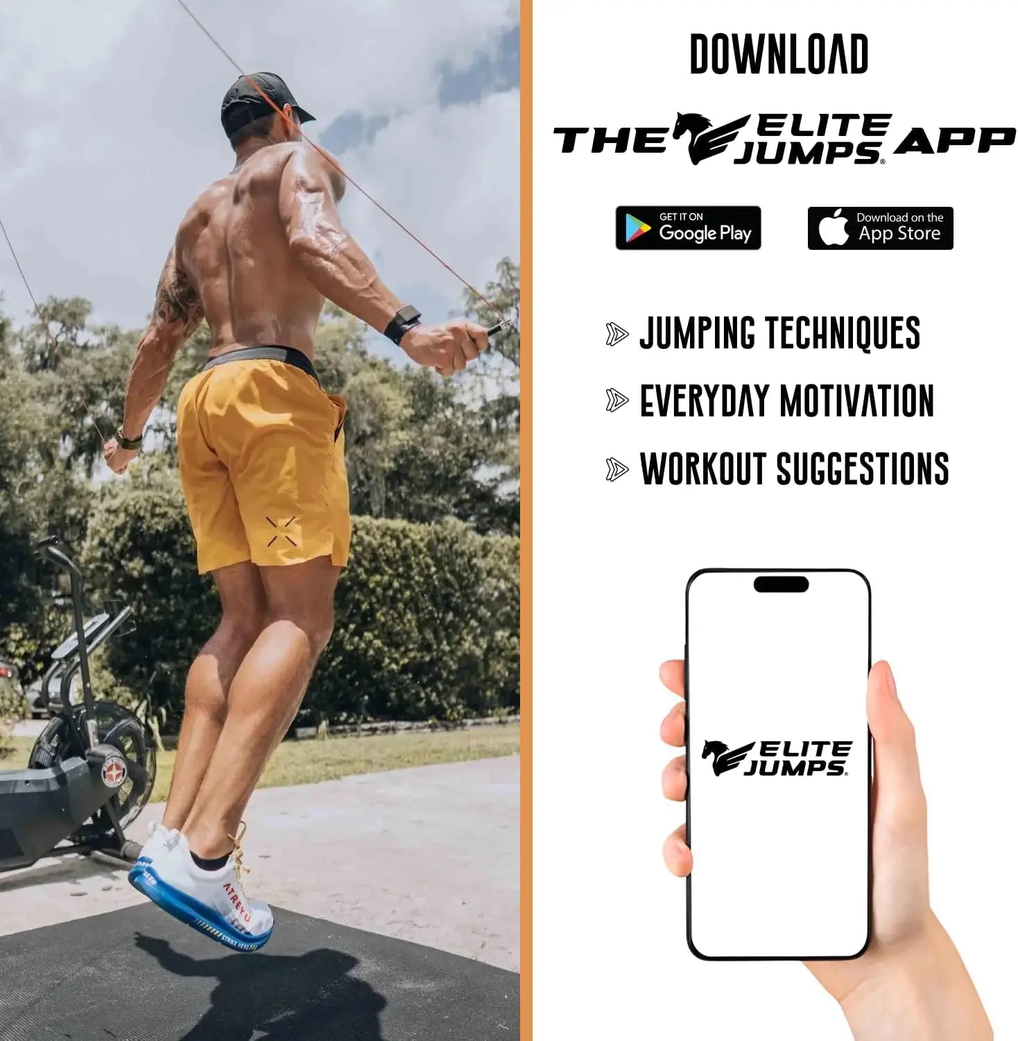 1" Beaded Jump Ropes for Exercise | Crossover Design for Fitness Equipment | Segmented Training Rope