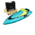 Velocity Blue Fast RC Boat- Remote Control Boats for Adults and Kids, Underwater Speed Racing Mini RC Boats for Pools and Lakes, 2.4GHZ Transmitter