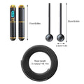 2 in 1 Professional Jump Rope Wire Cordless Jump Ropes with Ball Fitness Exercise Jumping Skipping Rope Exercise Jumping Gym