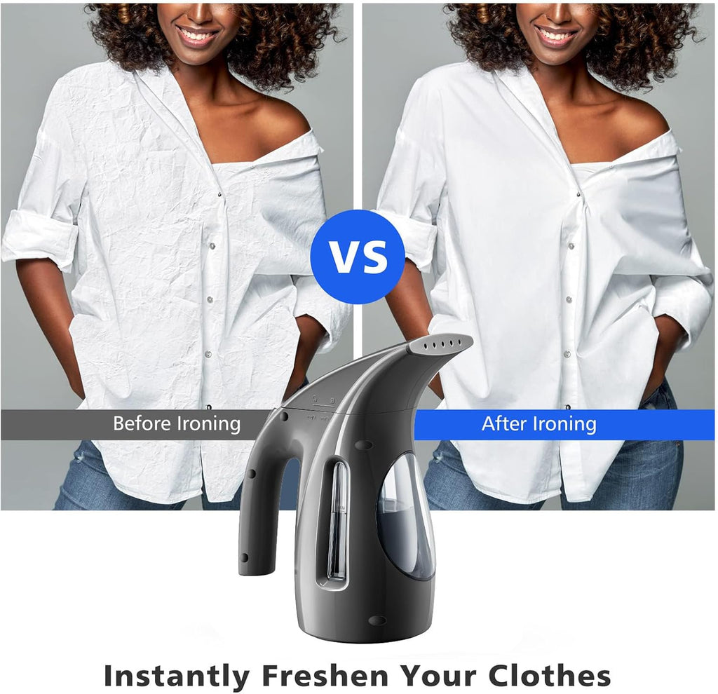Steamer for Clothes, Portable Handheld Design, 240Ml Big Capacity, 700W, Strong Penetrating Steam, Removes Wrinkle, for Home, Office(Only for 120V)-Black