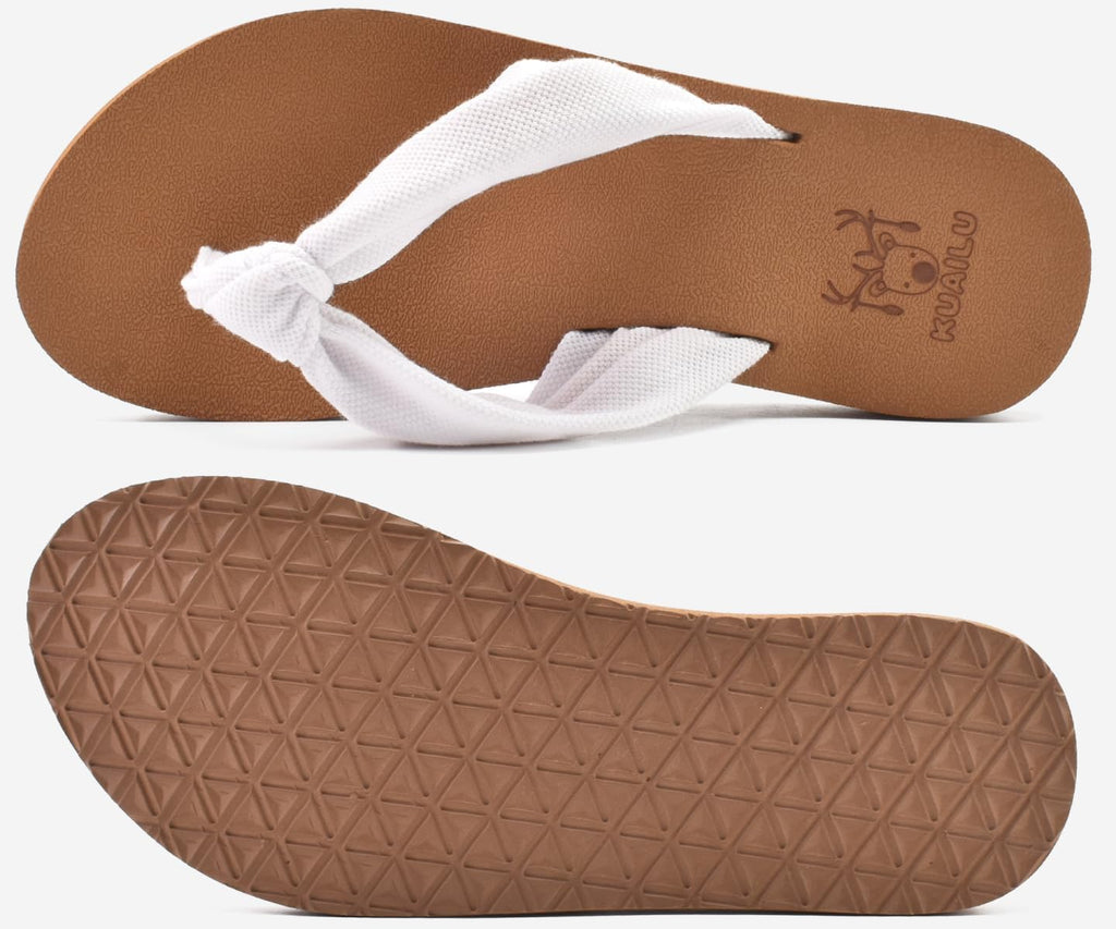 Flip Flops for Women with Arch Support Yoga Mat Comfortable Summer Beach Walking Thong Cushion Sandals Slip on Indoor Outdoor