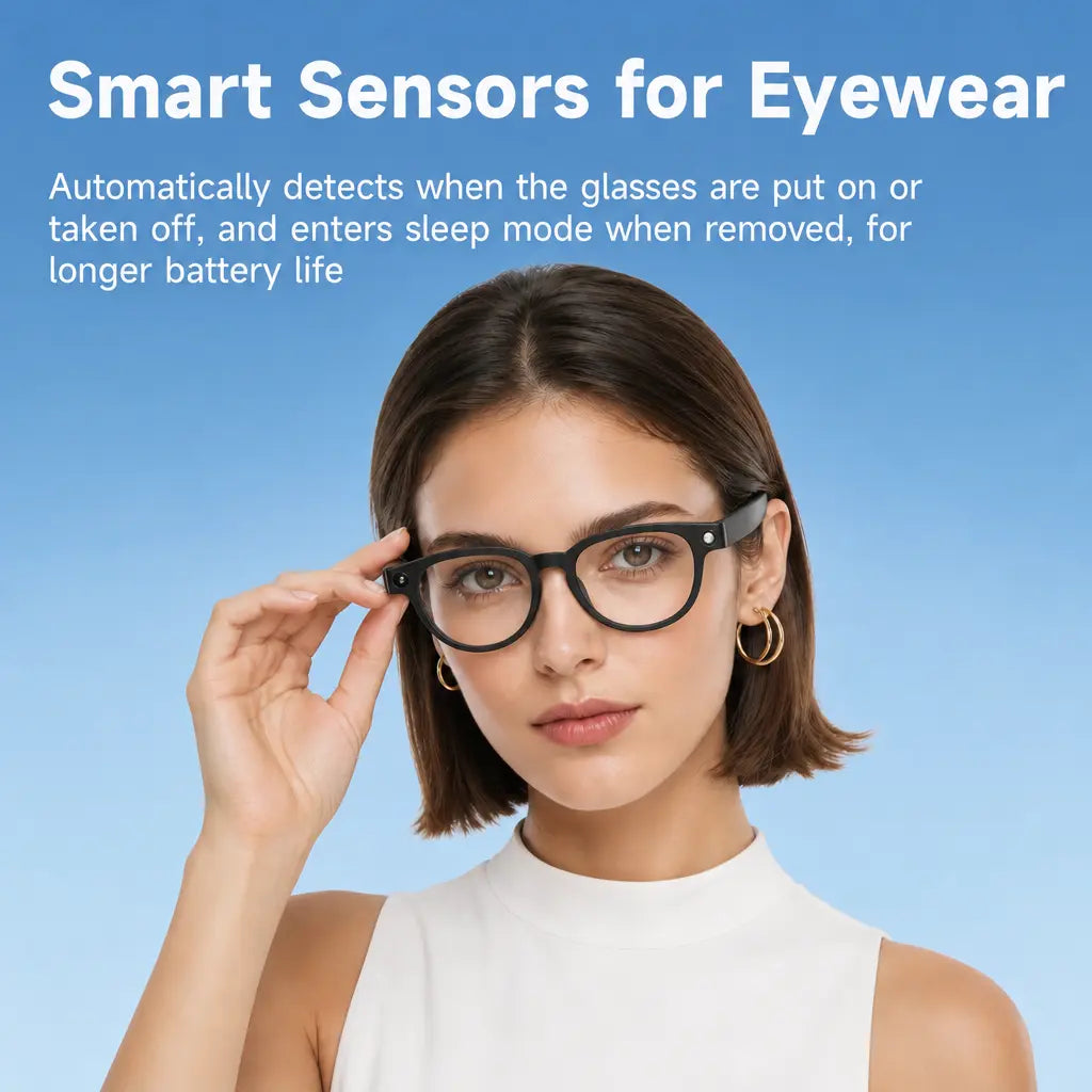Sightflow Smart AI Camera Glasses, 8MP Photochromic Uv-Protection Lenses, 160+ Languages Real-Time Translation, Bluetooth Audio, Hands-Free Photo & Video Capture, Button Touch Control, for Travel Outdoor Daily Use, Compatible with Ios & Android