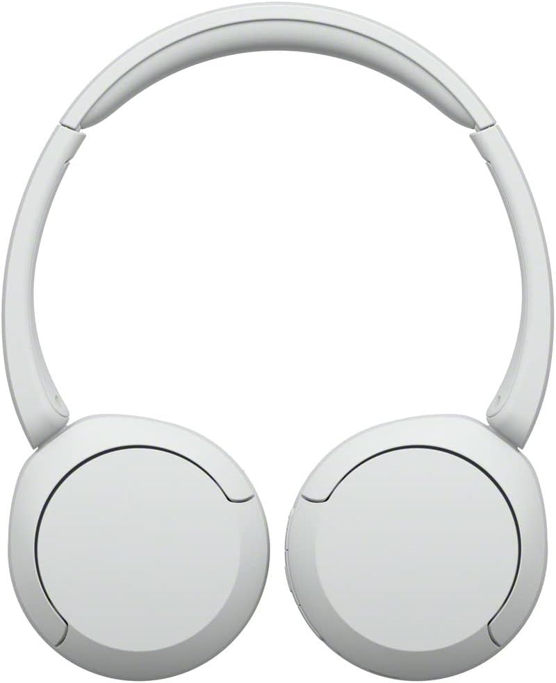 WH-CH520 Wireless Headphones Bluetooth On-Ear Headset with Microphone and up to 50 Hours Battery Life with Quick Charging, White