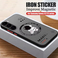 Magnetic for Magsafe Astronaut Case for Samsung Galaxy S23 S22 Ultra S22 plus S21 S20 FE S24 Ultra S26 Hard PC S25 Edge Cover