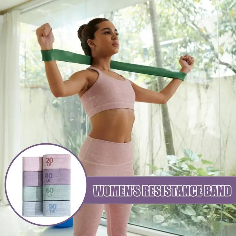 Workout Bands Resistance Workout Resistance Bands for Training 4-Pieces Stretching Pull Straps Physical Training Equipment For