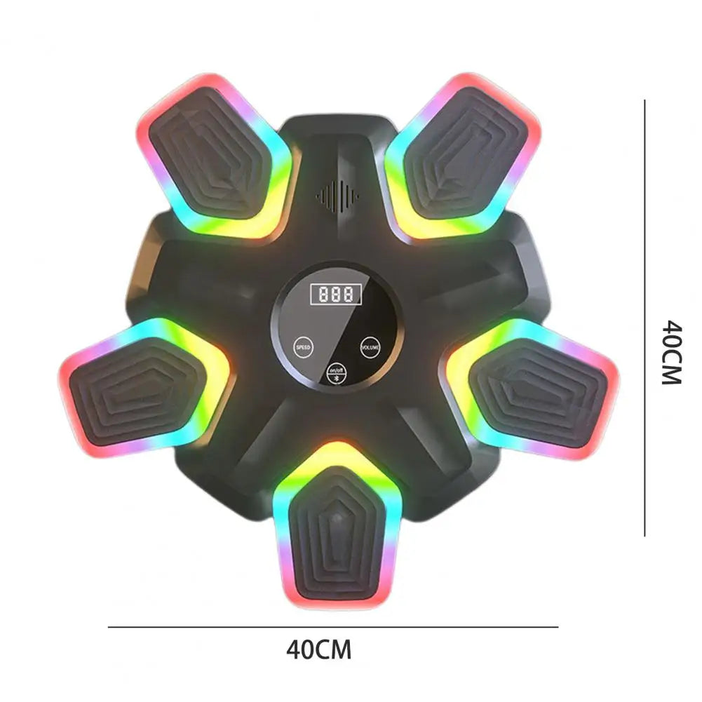 Reaction Speed Training Equipment Led Boxing Training Target Punching Pad with Bluetooth Compatibility for Home Gym Workout