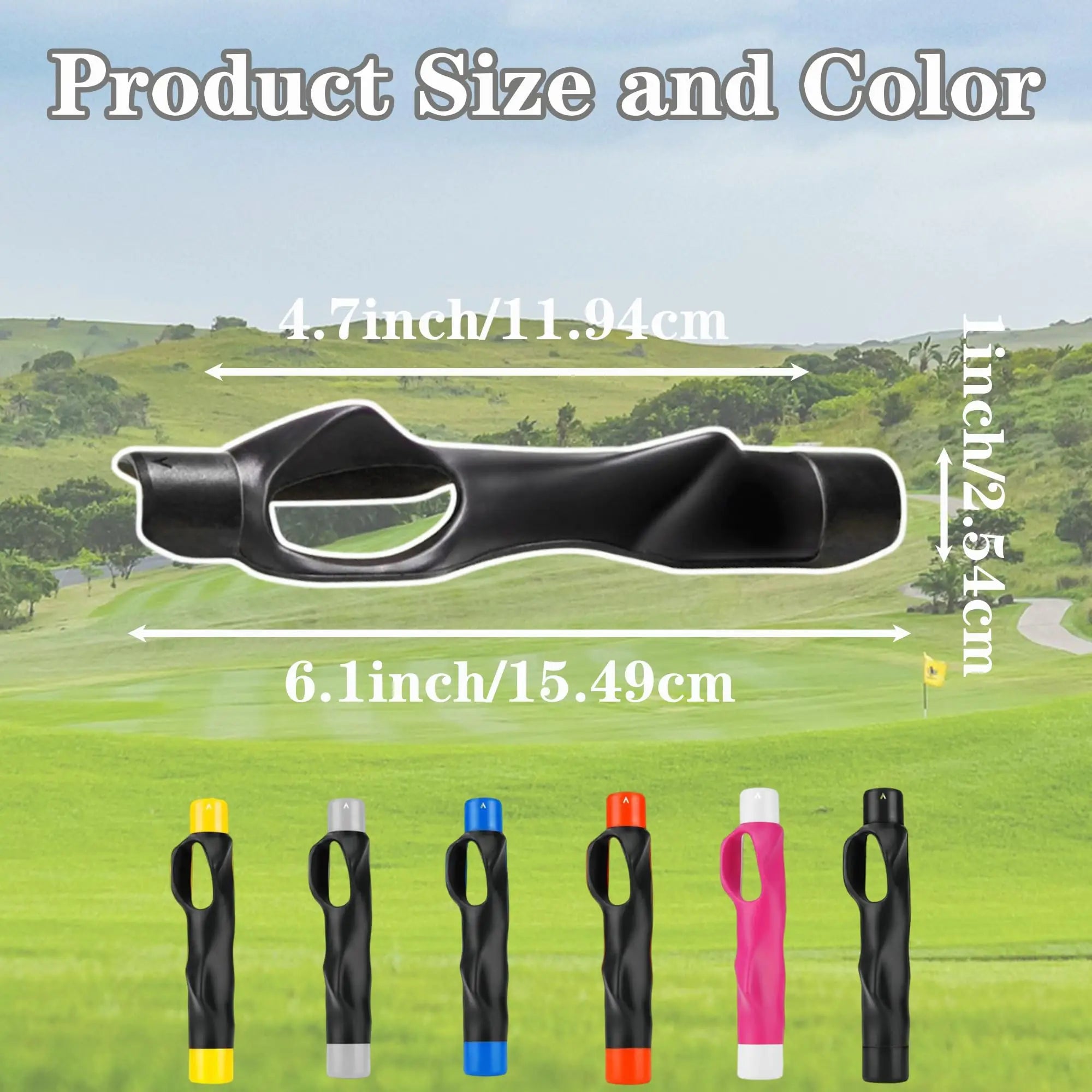 Golf Grip Trainer, Golf Swing Training Aid for Improving Proper Hand Positioning, Golf Training Equipment, Improve Swing Rhythm