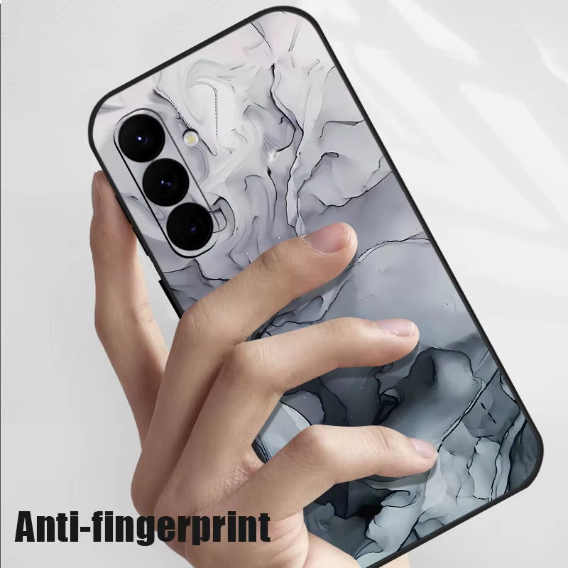 Marble Pattern Protective Case with Lanyard for Samsung Galaxy S Series and A Series Models