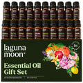 Essential Oils Set, Top 20 Gift Set Oils for Diffusers, Humidifiers, Aromatherapy, Candle Making Scents, Cars & Home Products, Peppermint, Tea Tree, Lavender, Eucalyptus, Lemongrass (10Ml)