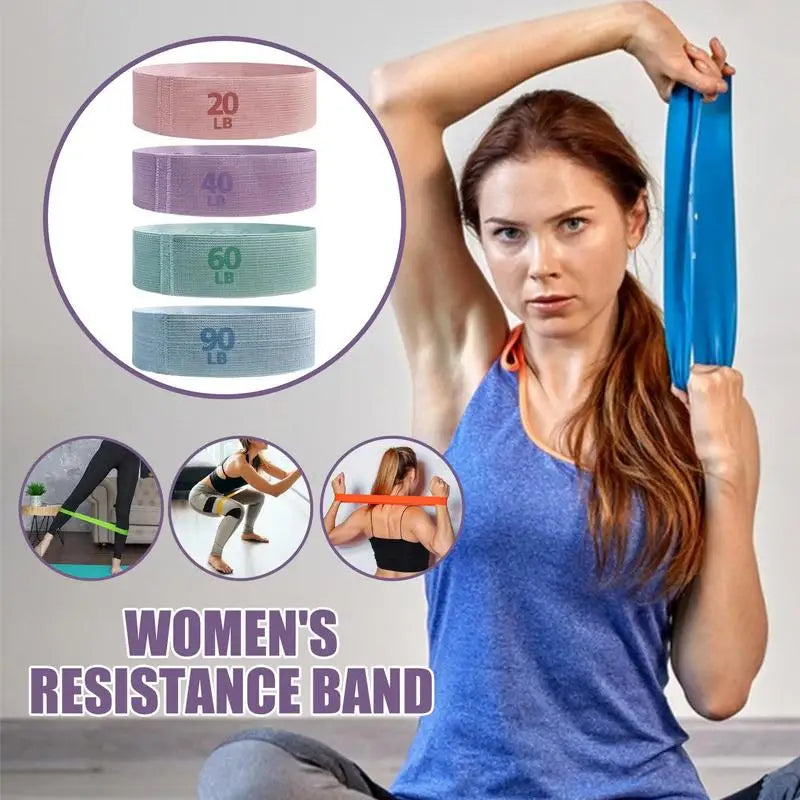 Workout Bands Resistance Workout Resistance Bands for Training 4-Pieces Stretching Pull Straps Physical Training Equipment For