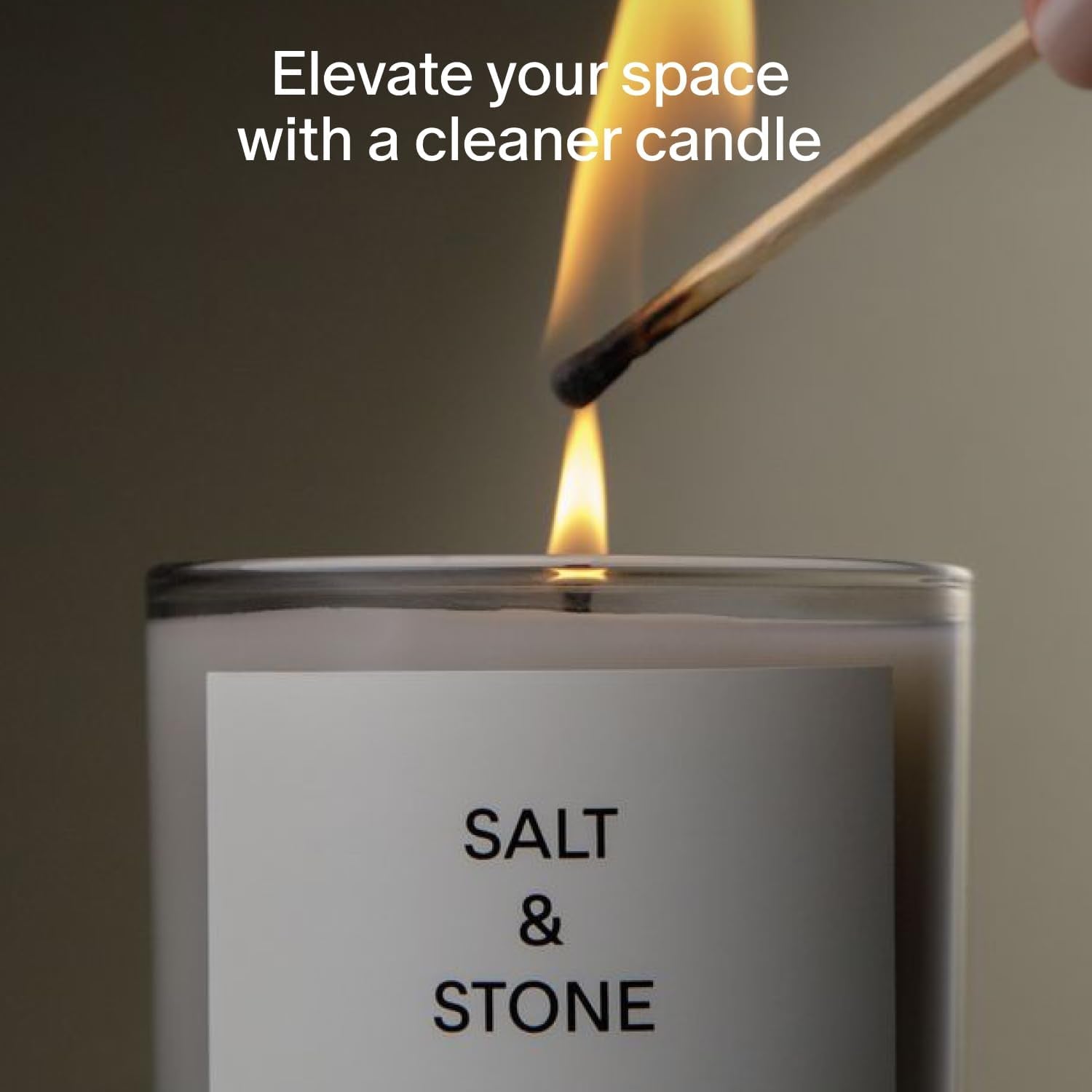 Scented Candle for Women & Men | Coconut & Soy Blend Wax | Hand-Poured, Aromatic & Fragrant | 100% Cotton Wick | Long-Lasting 50 Hour Burn Time | Santal & Vetiver 8.5 Oz