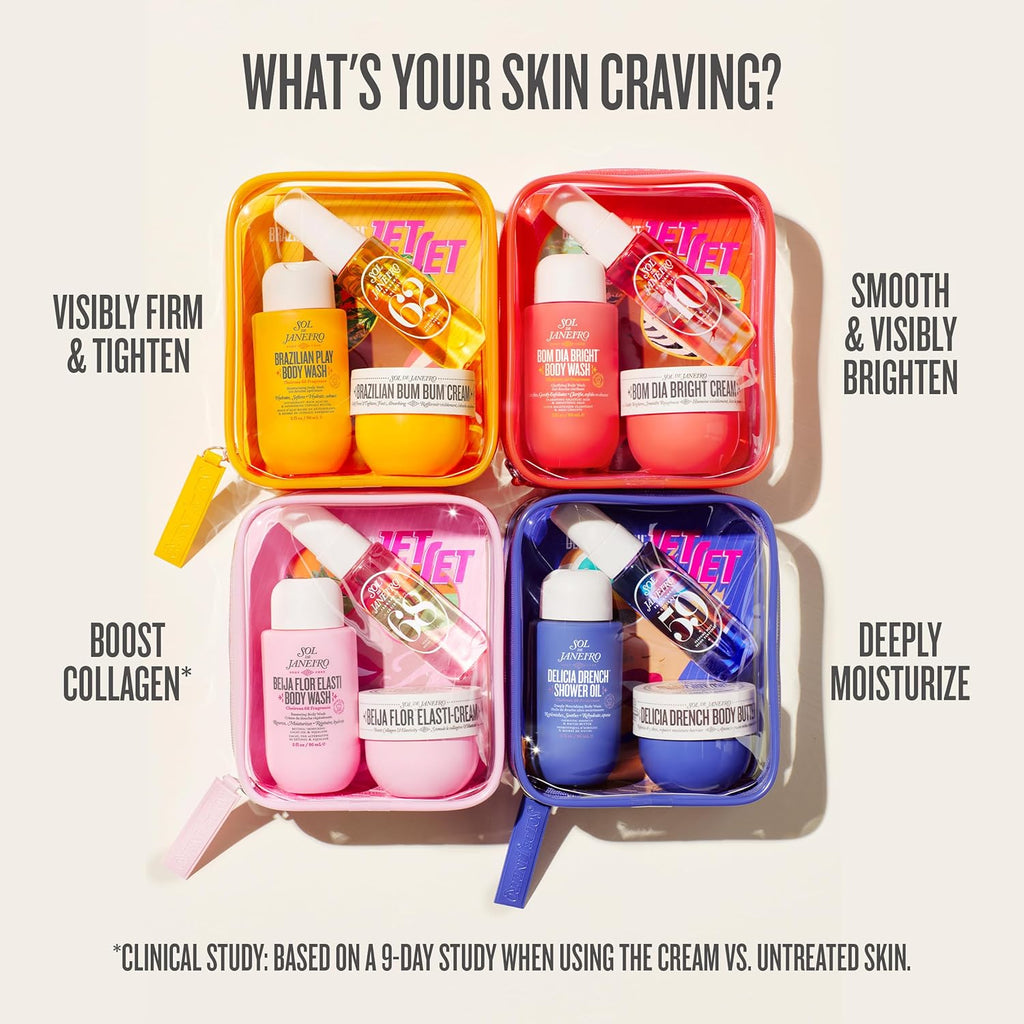 Sol De Janeiro Jet Set | Travel Shower Kit | $40 Value