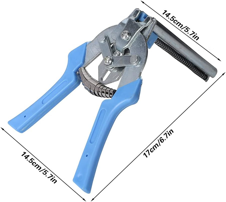 Pet Cage Pliers, Pet Animal Bird Cage Wire Cage Buckle Pliers Clamp Installation Tools for Cats, Dogs, Rabbits, Chickens, Birds (Blue)