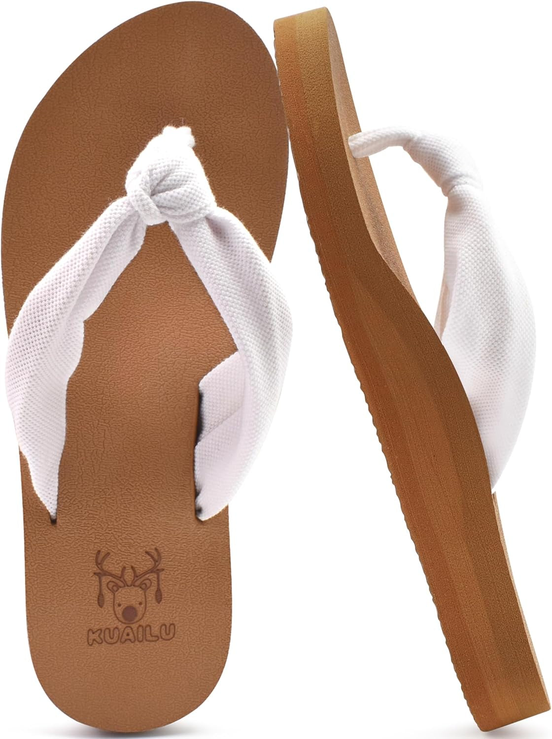 Flip Flops for Women with Arch Support Yoga Mat Comfortable Summer Beach Walking Thong Cushion Sandals Slip on Indoor Outdoor