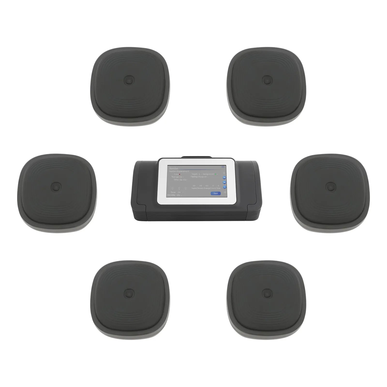 6/8 Music Boxing Machine Split Target Fitness Equipment Bluetooth Wall Target Sandbag Agility Reaction Training for Home